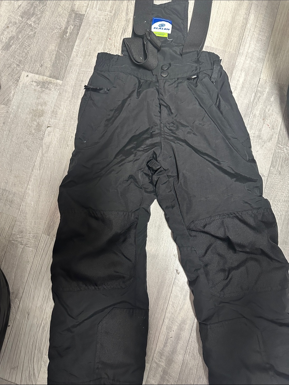 Salomon Black Men's Snow Pants with Adjustable Suspenders